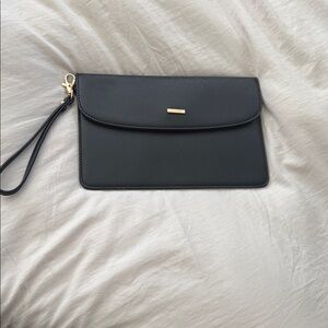 Sophisticated Black Wristlet Clutch